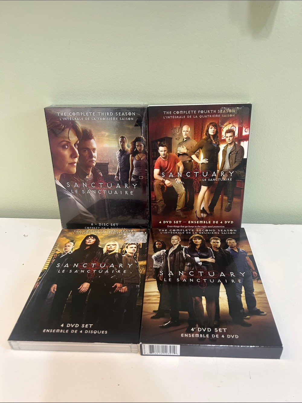 Sanctuary Complete Series Seasons 1–4 DVD Set – Sci-Fi TV